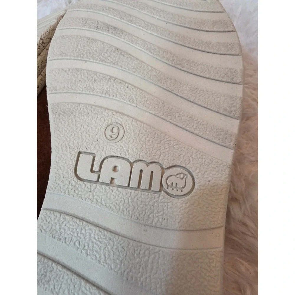NWT Lamo Men's Samuel Slip-On Shoes - Brown Boiled Wool - Size 9